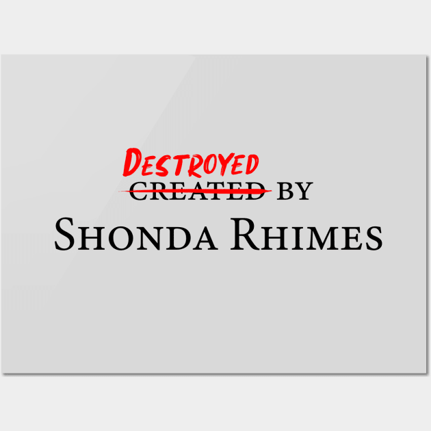 Shonda Rhimes Wall Art by RafaRodrix